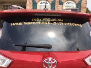 2015 Toyota Rav4 Back Window of Truck Lettering from Christopher B, IN